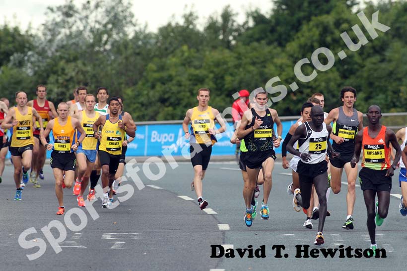 Soon after the start of the 2012 BUPA GNR.